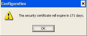 IPO certificate expiration