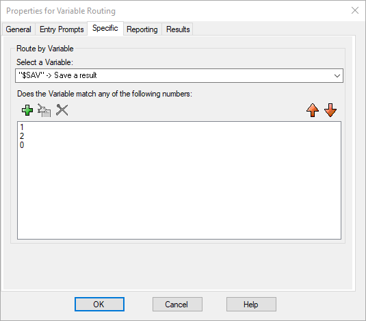 Variable Routing